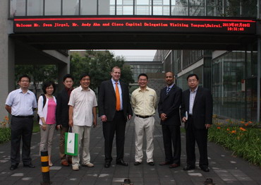 思科全球副總裁Mr.Sven Jirgal到訪隨銳科技