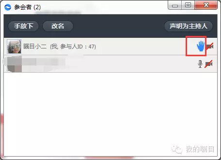 矚目視頻會議系統參會者界面