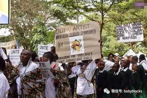 在坦桑尼亞阿魯沙舉行的婦女節活動